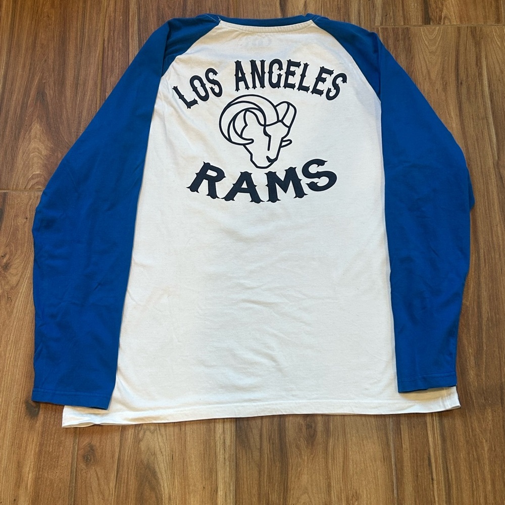 Darius Rucker Collection Rams Raglan Long Sleeve Tee - Picture 3 of 5